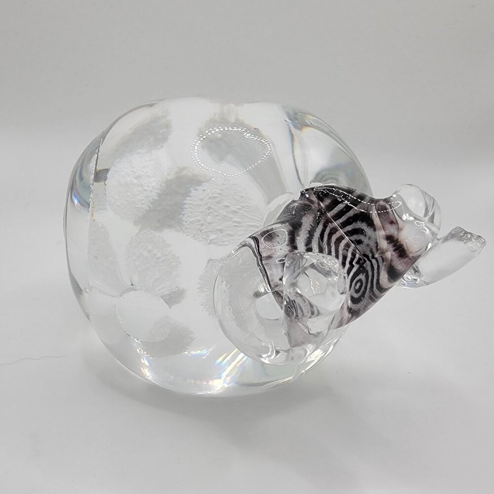 Vintage Caithness Baa The‎ Ram Art Glass Paperweight Scotland FLAW